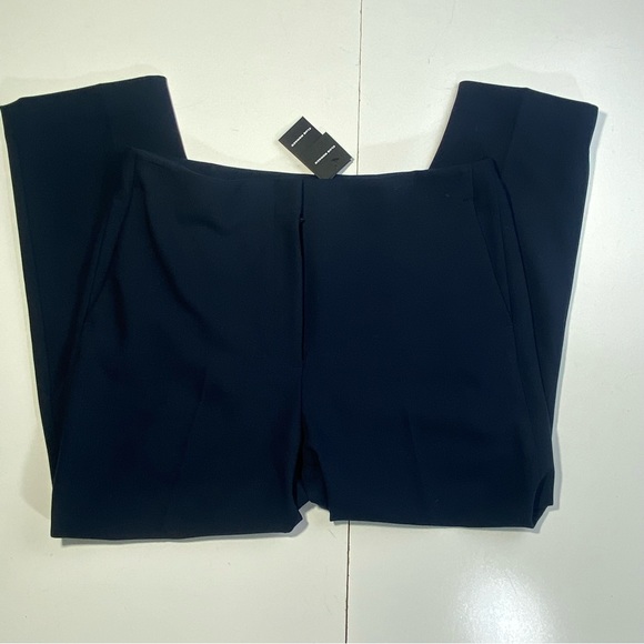Club Monaco NavyBlue Slim Fit High Rise Stretch The Cigarette Pant Career NWT 12 - Picture 4 of 15